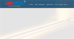 Desktop Screenshot of luma-metall.com